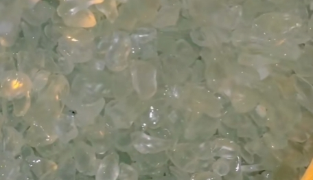 Glass Pebble White Transparent Decorative Glass