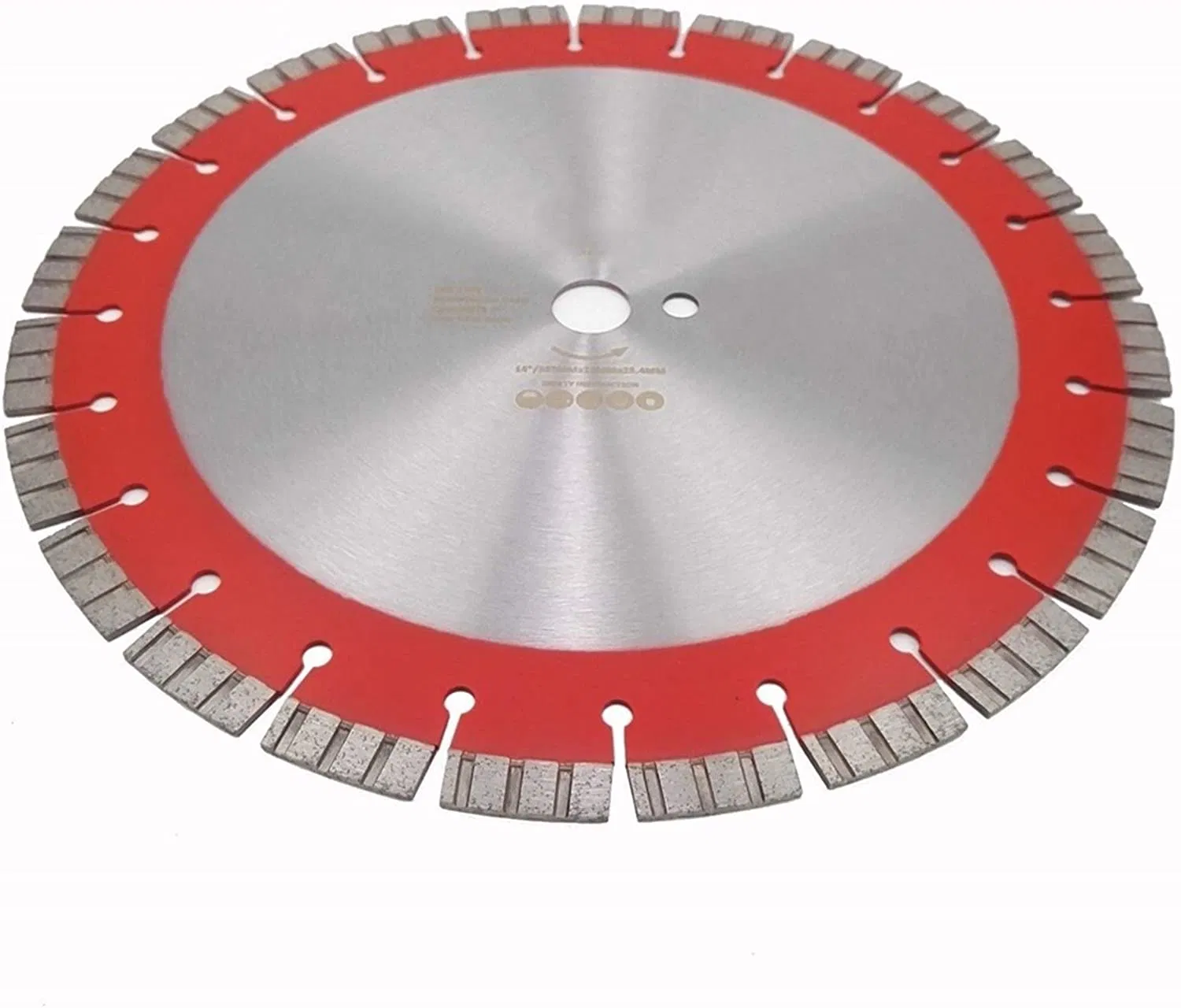 5PCS 14" Professional Welded High Turbo Segments Diamond Saw Blade Cutting Reinforced Concrete Disc Diamond Wheel