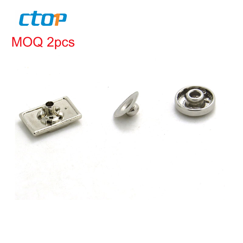 Кнопки магнитные серебряные для одежды на заказ