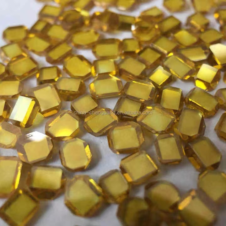 5mm Synthetic Industrial Diamonds Yellow Hpht Rough Diamond