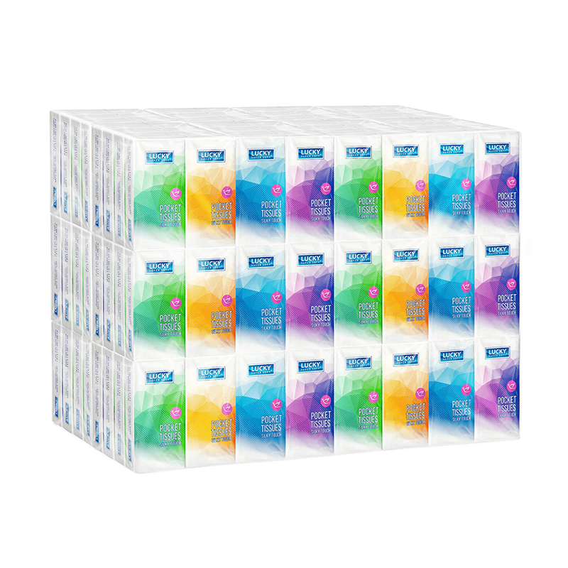 Soft Pack Portable Pocket Facial Tissue for Car and Outdoor Use