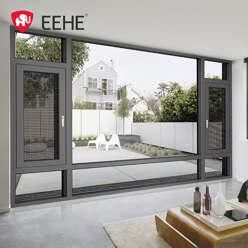 Энергосберегающее окно EEHE 101 с двойным остеклением и поворотно-откидным механизмом