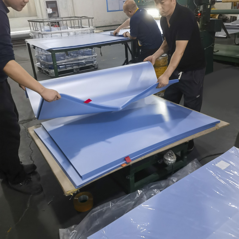 PVC Sheet 0.3mm Rigid Coarse PVC Sheet Customize Size for Printing