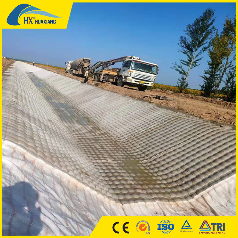 Fire Retardant and Flame-Retardant Friendly to Promote Vegetation Growth Fabric Formed Concrete