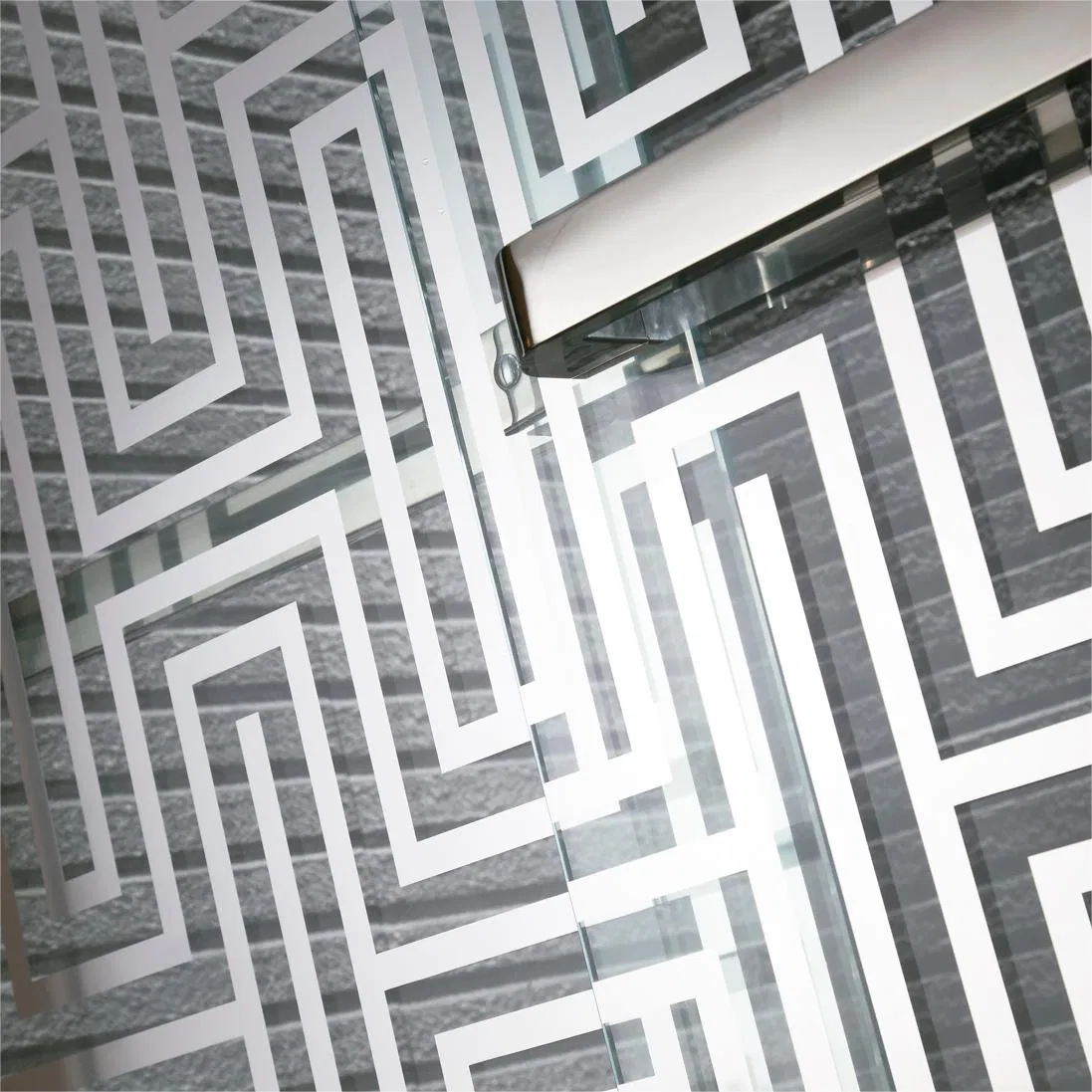 Dewo Modern Stainless Steeltempered Glass Shower Screen High Quanlity Carton Packaging (PP6602)