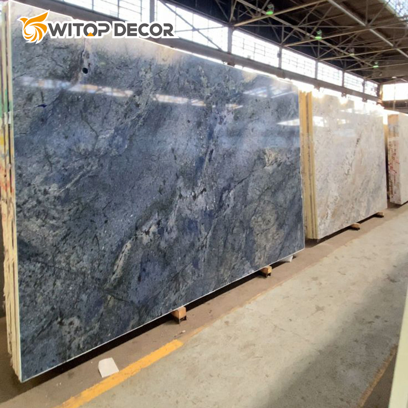 High Luxury Brown PVC Marble Sheet Wallpaper Living Room