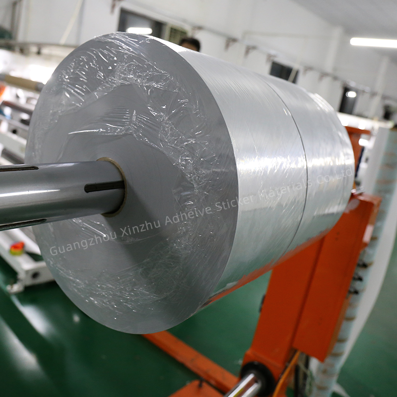 Inkjet Matt Silver Pet Self-Adhesive Material High Temperature Resistant Electronic Label