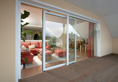 UPVC Stylish Sliding Glass Door for Interior or Exterior