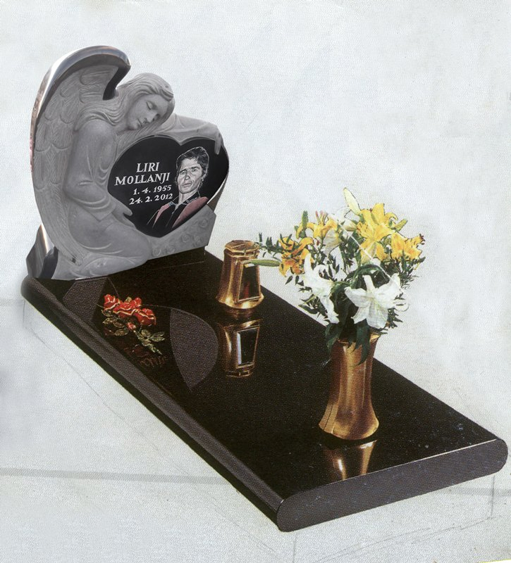 Tomb Stone Xiamen Blue/Black Granite Headstone Designs and Prices