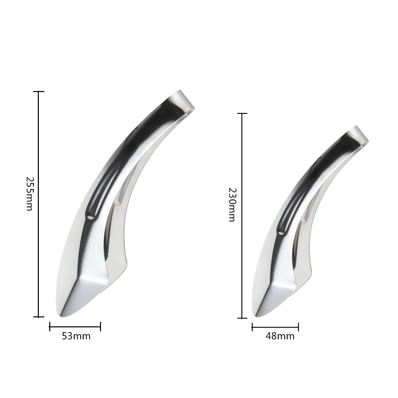 Premium Stainless Steel Food Serving Tongs Ergonomic Metal Kitchen Cooking Utensil Esg11894