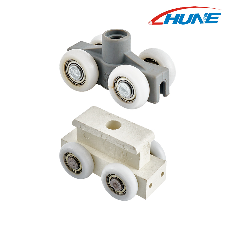 High-Quality Double Plastic Shower Door Roller for Effortless Sliding