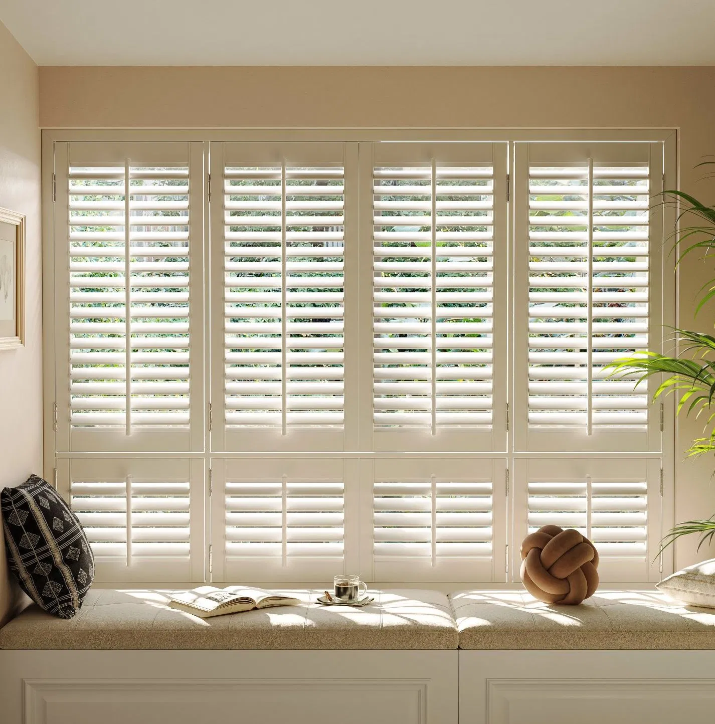 Customized Factory Sale Plantation Doors Shutter for Patio Door Shutterstock Solid Shutters Window