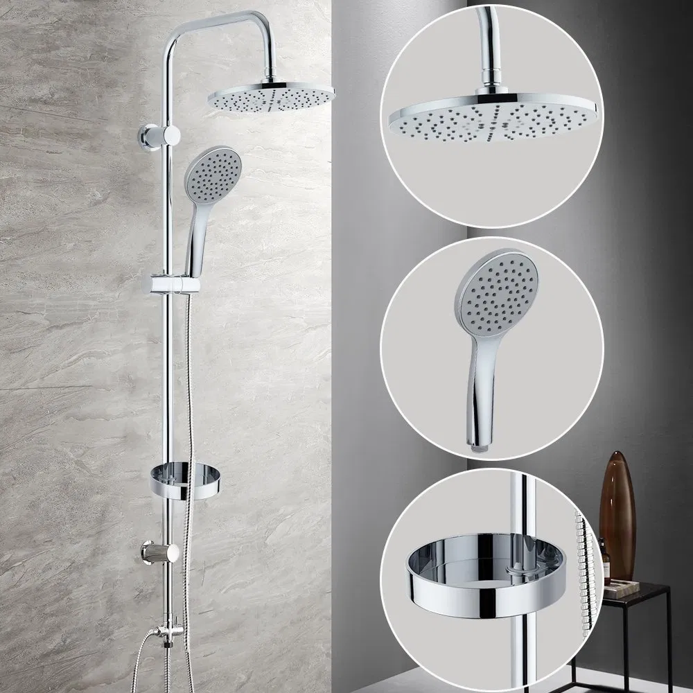 Wall Mount Bathroom Shower Faucets Rainshower Factory Stainless Steel Bathroom Shower Set