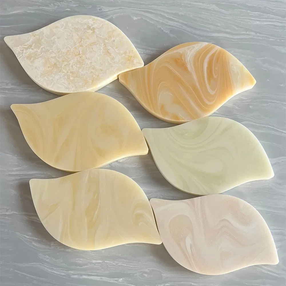 Sample Collection Artificial Marble Kitchen Top for Luxurious Modern Designs