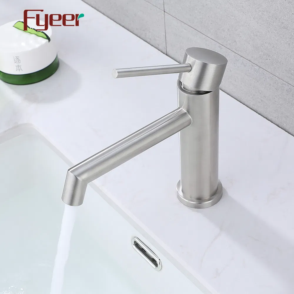 Смеситель для раковины Fyeer SUS 304, черный