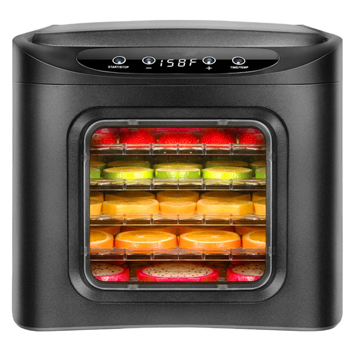 Food Dehydrator Machine Touch Screen Beef Jerky Maker Fruit Leather Vegetable Dryer