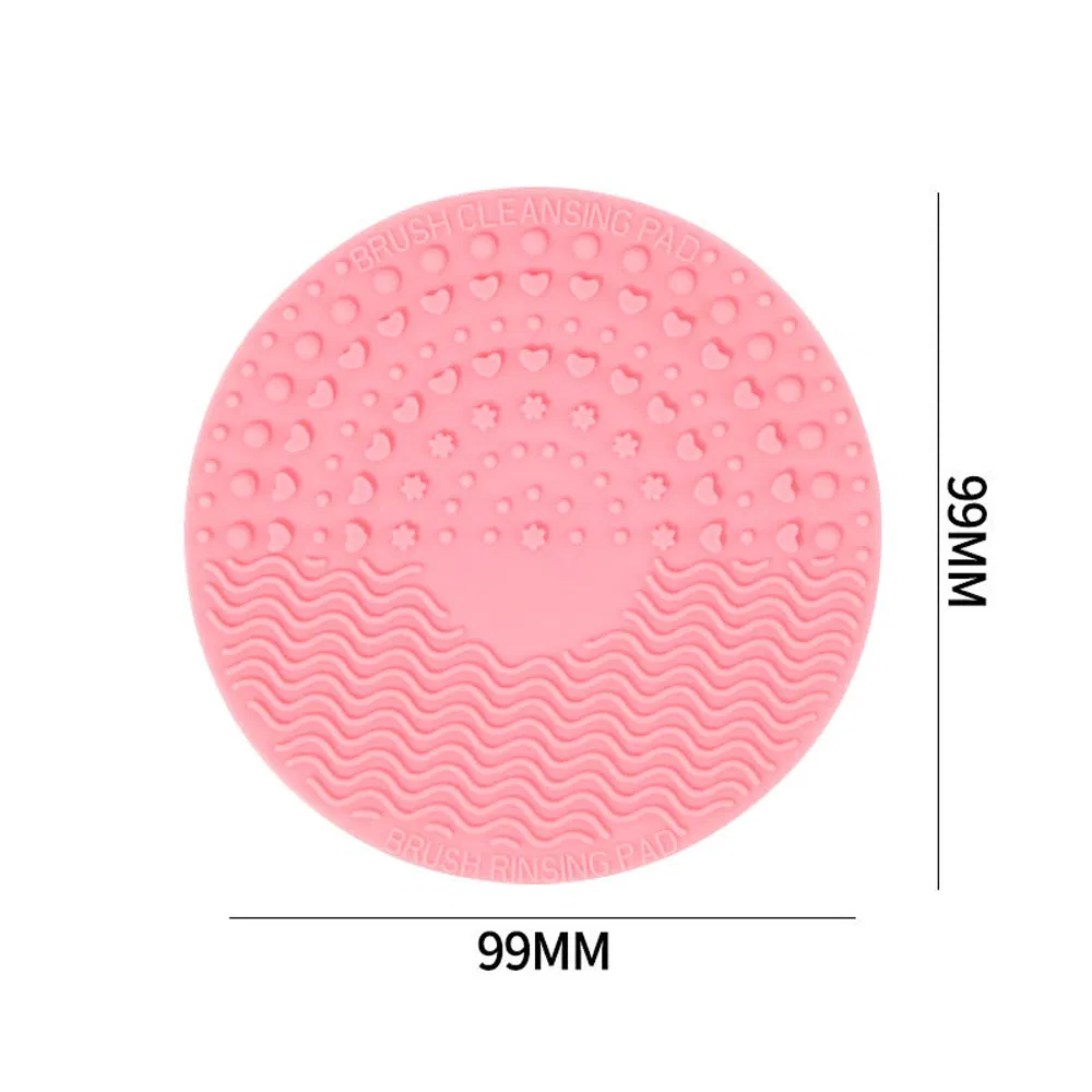 Scrubber Mat Portable Washing Tool Silicone Makeup Brush Cleaning Pad