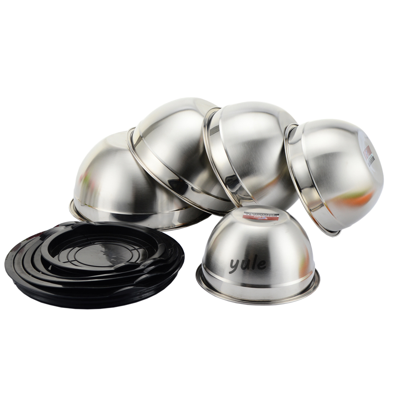 Egg Beating Salad Mixing Stainless Steel Mixing Bowl