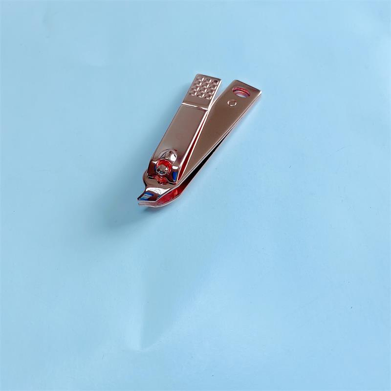 High Quality Professional Deluxe Big Finger Toe Nail Clipper Cutter with Rose Golden Plating for Promotion Gifts