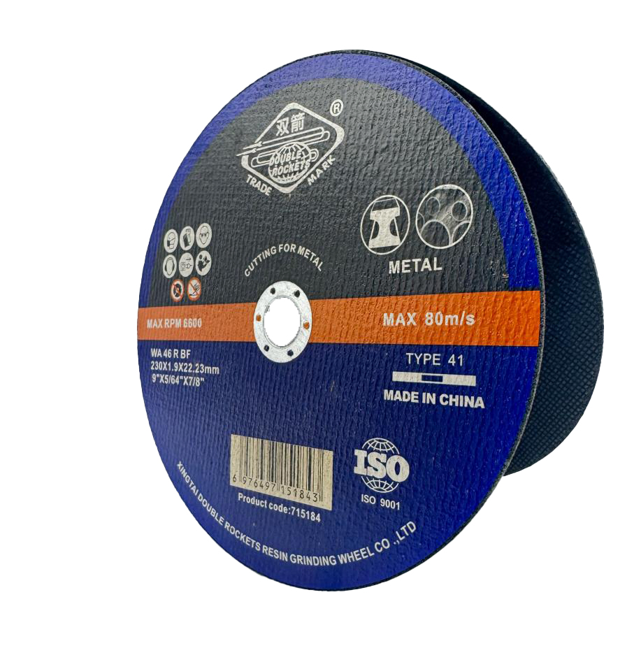 9 Inch 230*1.9*22.23mm Metal Cutting Disc for Metal/ Inox/Stainless Steel Abrasive Cut off Wheel Aluminum Oxide Cutting Disc