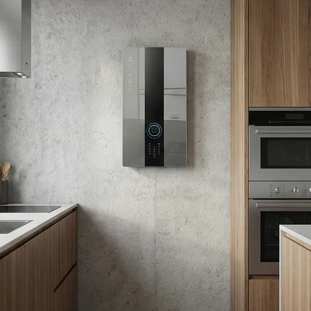 Silver Gas Wall-Hung Boiler Featuring 10m Copper Wire OEM Support