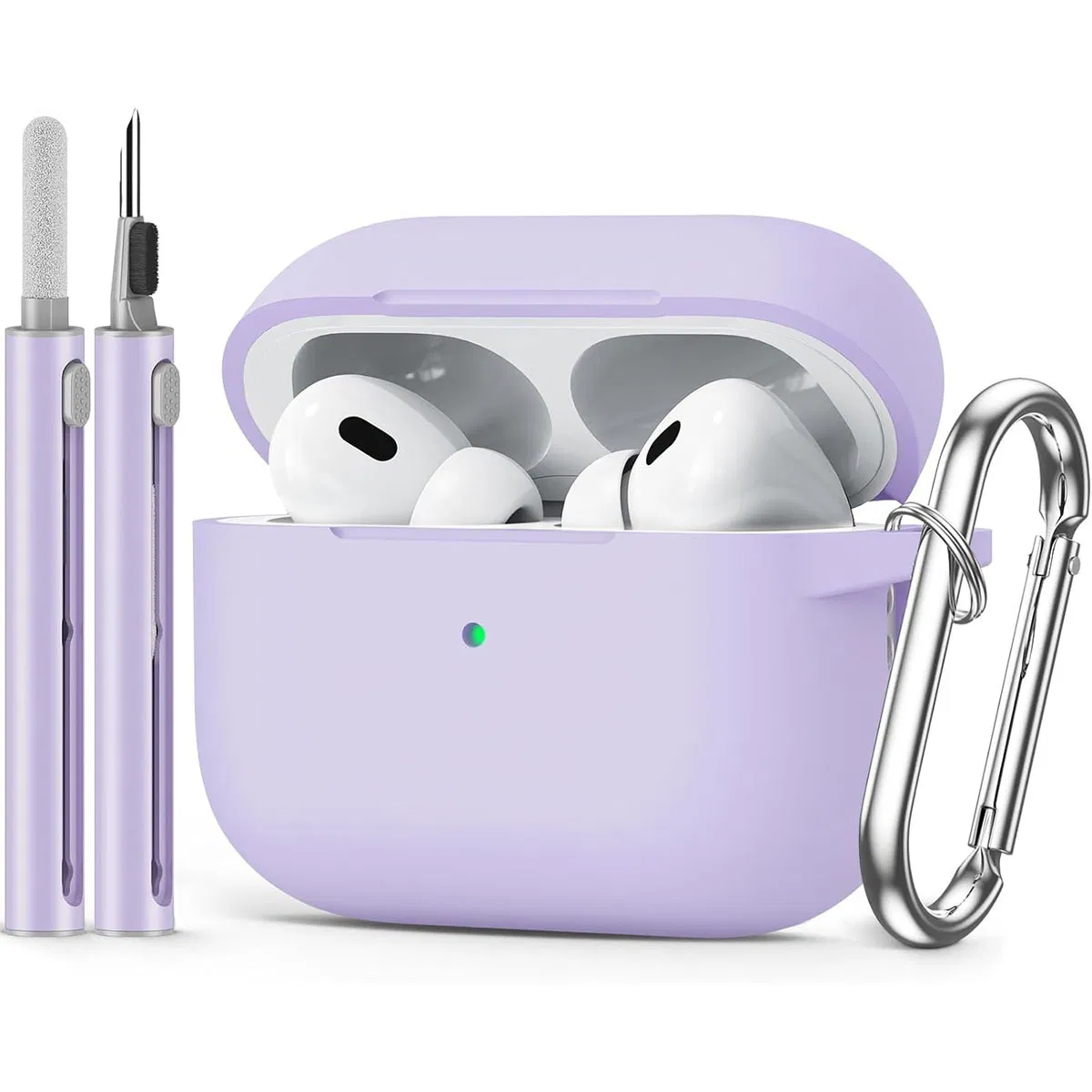 Чехол-брелок для AirPods с кисточкой