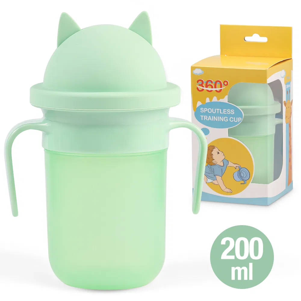 Silicone Baby Sippy Cup with Lid
