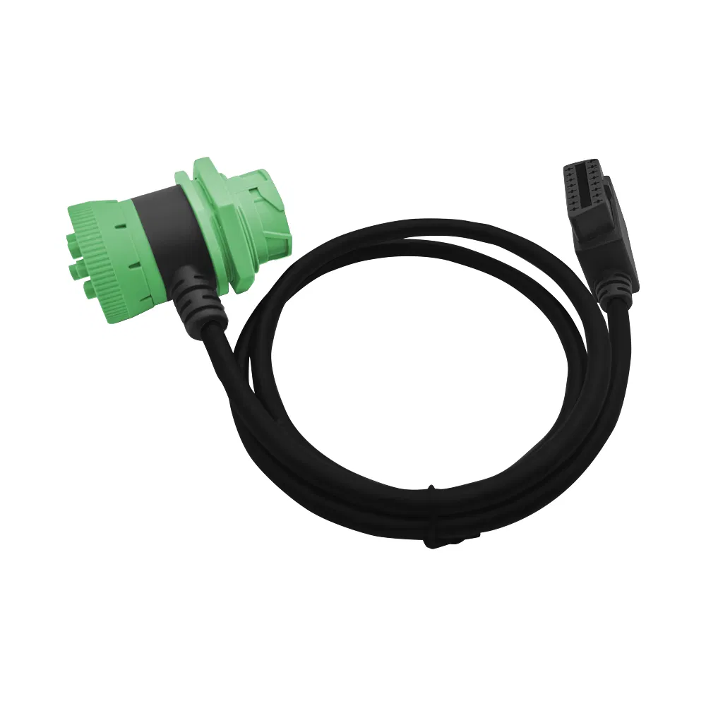 Кабель J1939 9pin - OBD2 16pin, угловой, двойной