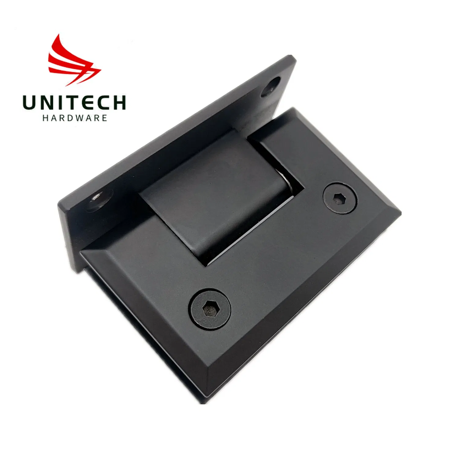 Black Color Stainless Steel Cabinet Shower Door Hinge Wall to Glass Clamp