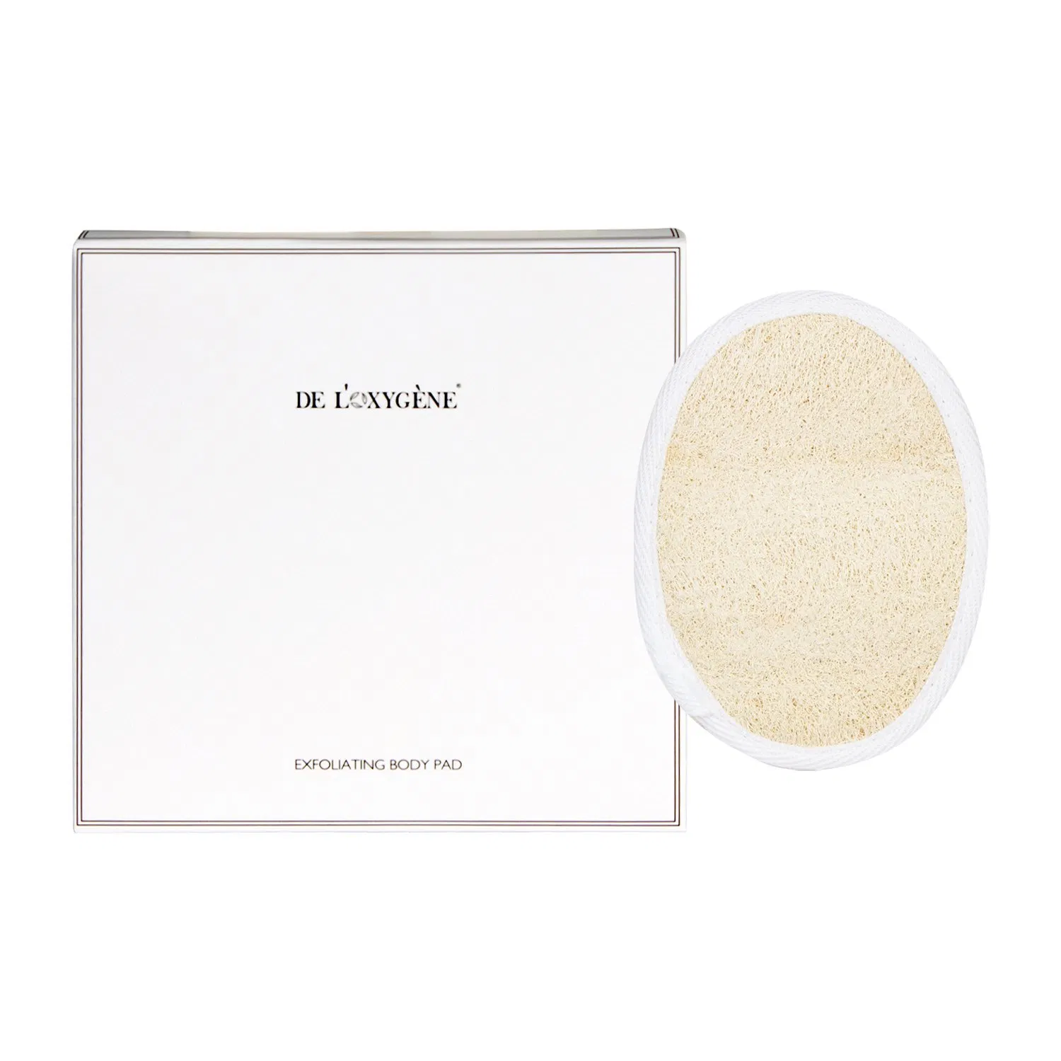 Wholesale Custom Private Label Logo Oval Flat Natural Eco-Friendly Exfoliating Body Shower Loofah Sponge for Bath