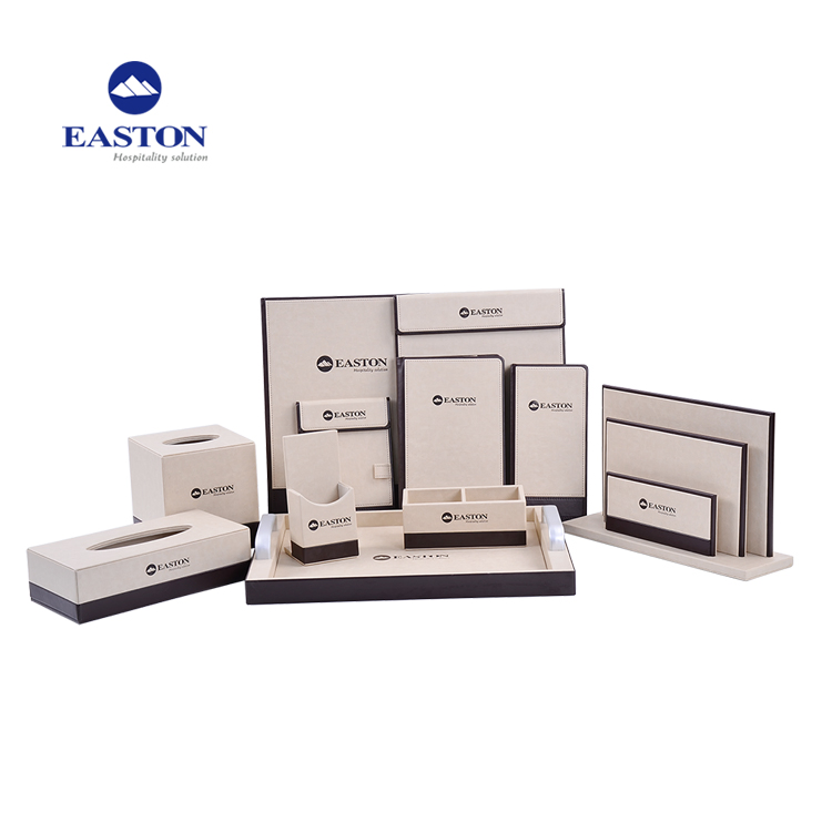 Hotel Guestroom Accessories Black Series Service Tray Folder Leather Products