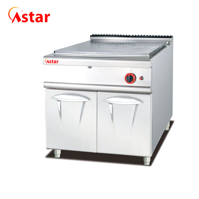 Gas Teppanyaki French Hotplate with Cabinet for Cooking Equipment