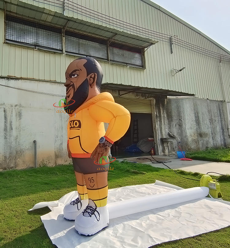 Inflatable Basketball Star Character Design Cartoon Inflatable Character Advertising Mode