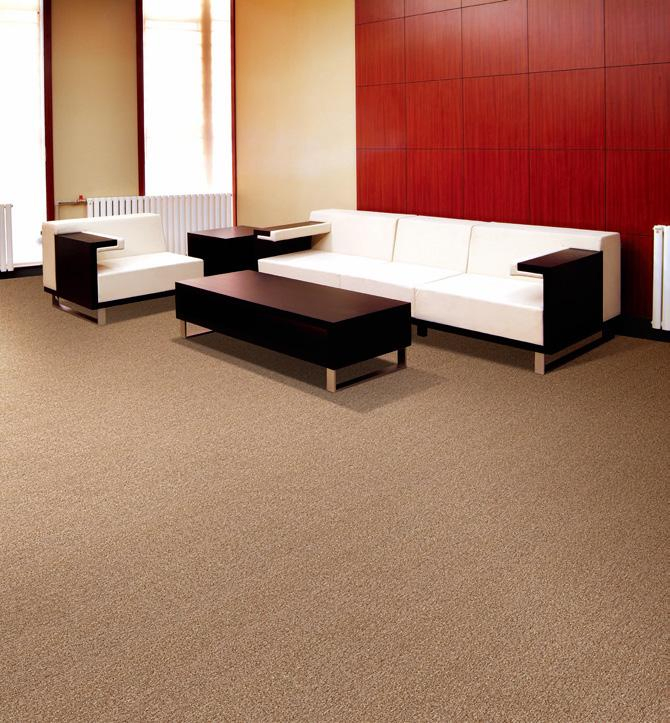 SGS Factory Commercial Office Use Anti-Slip Non-Foul PP Bitumen Carpet Tile Floor