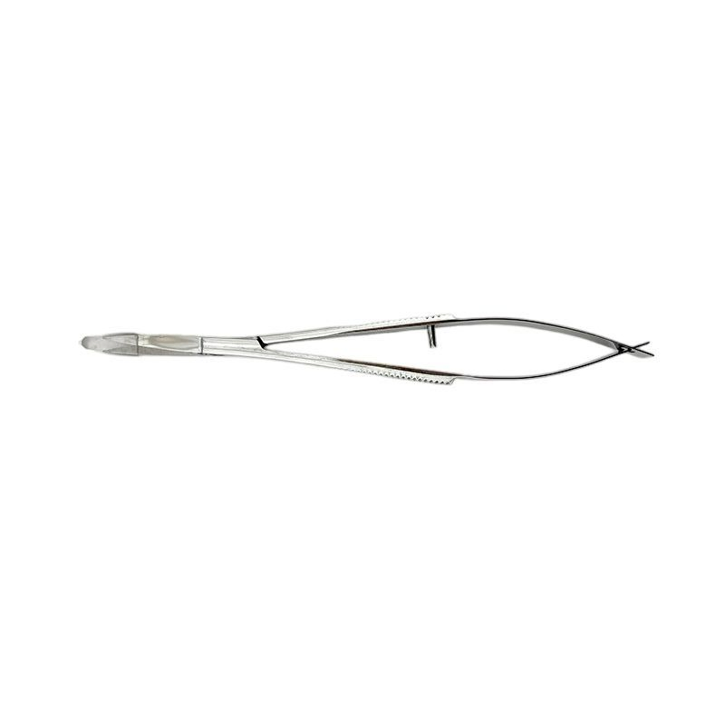 Perfect Plucking Eyebrow Scissors Curved Straight Spring Stainless Steel Eyebrow Tweezer