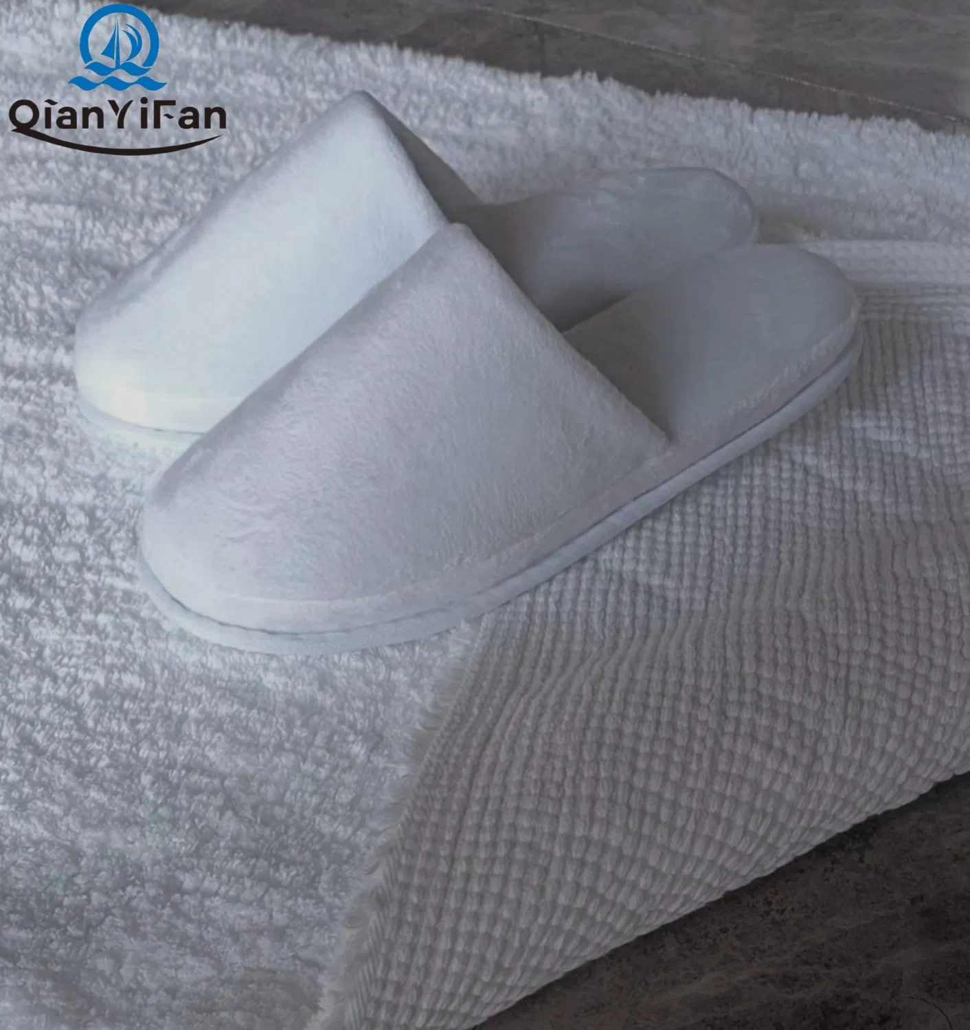 Hotel Room Bathroom 100% Cotton Thickened Water Absorption Strong Non-Slip Bath Mat