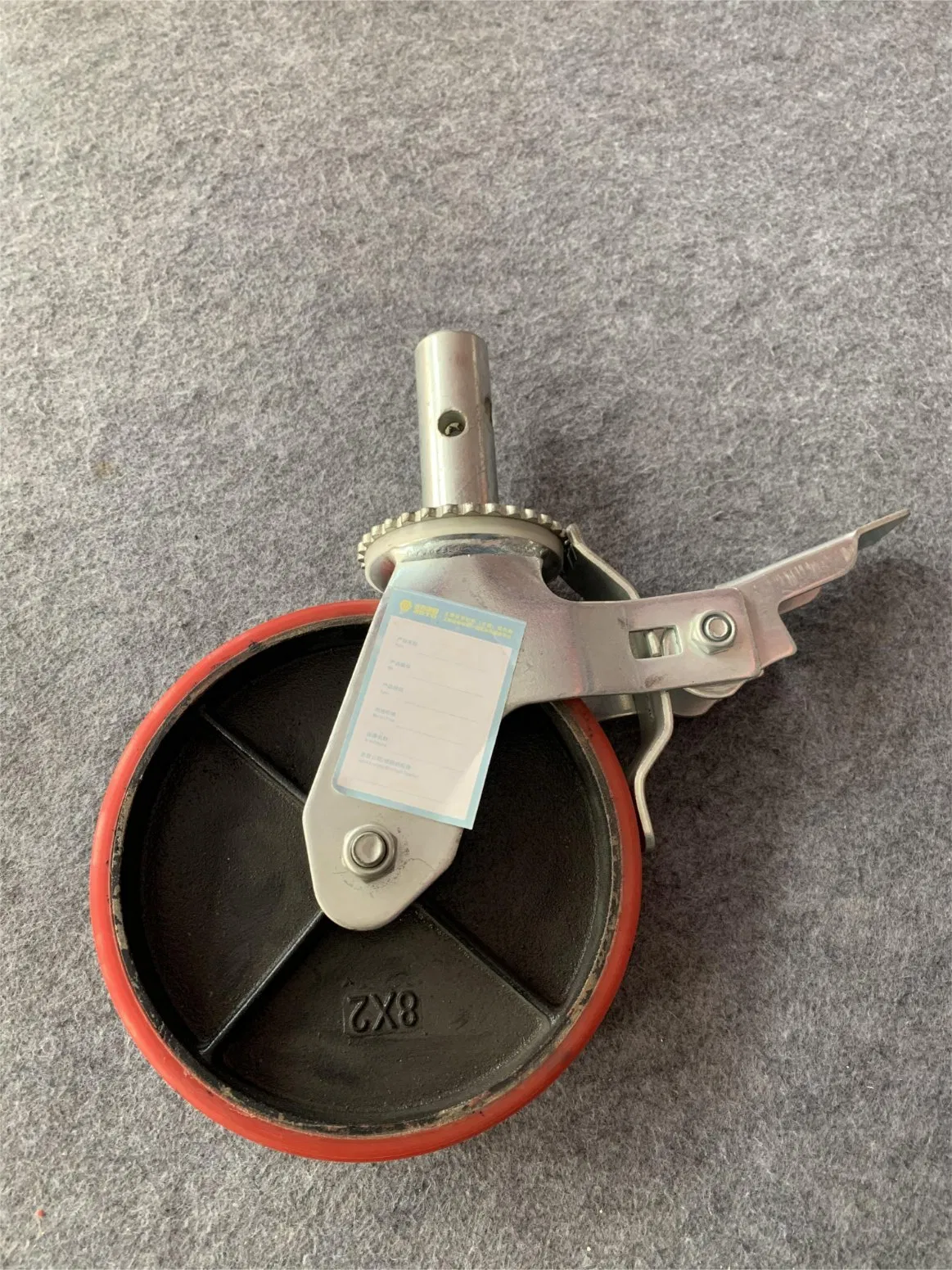 Cuplock Castor Wheel with Threaded Brake