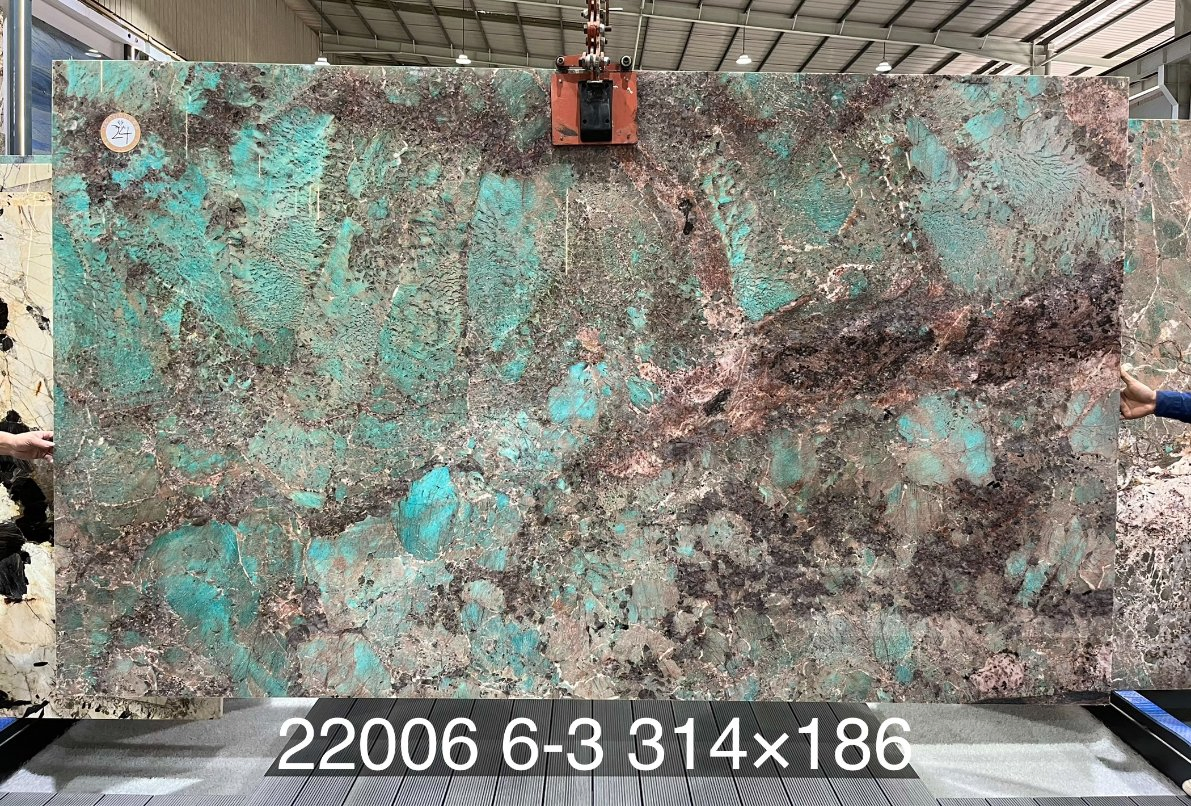 Amazonite Green/Tffiany Blue Brazil Green Quartzite for Tiles & Slabs