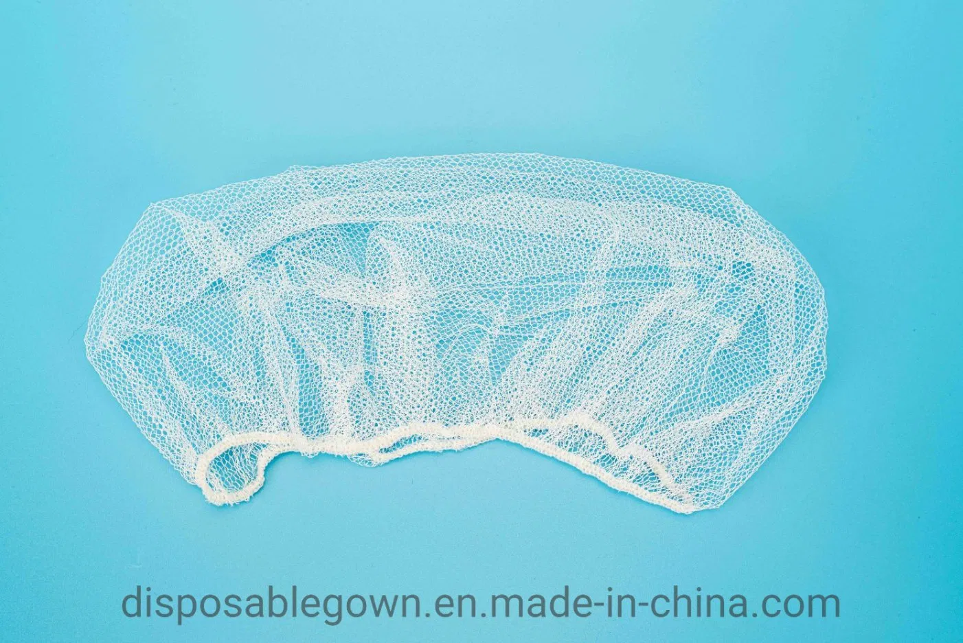Factory Price Disposable Use White Nylon Hairnet with Songle Elastic Rubber for Sale