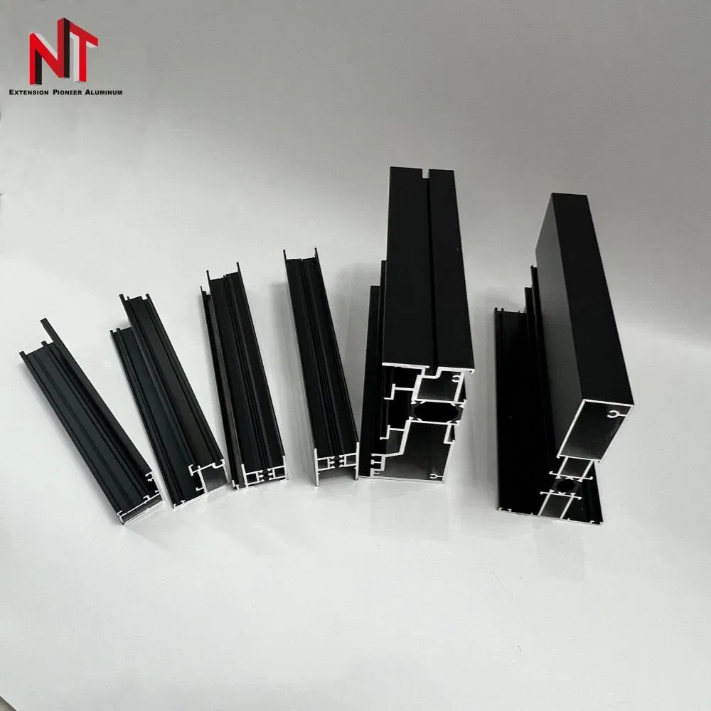 Алюминиевый профиль для раздвижных окон и дверей со скрытой направляющей