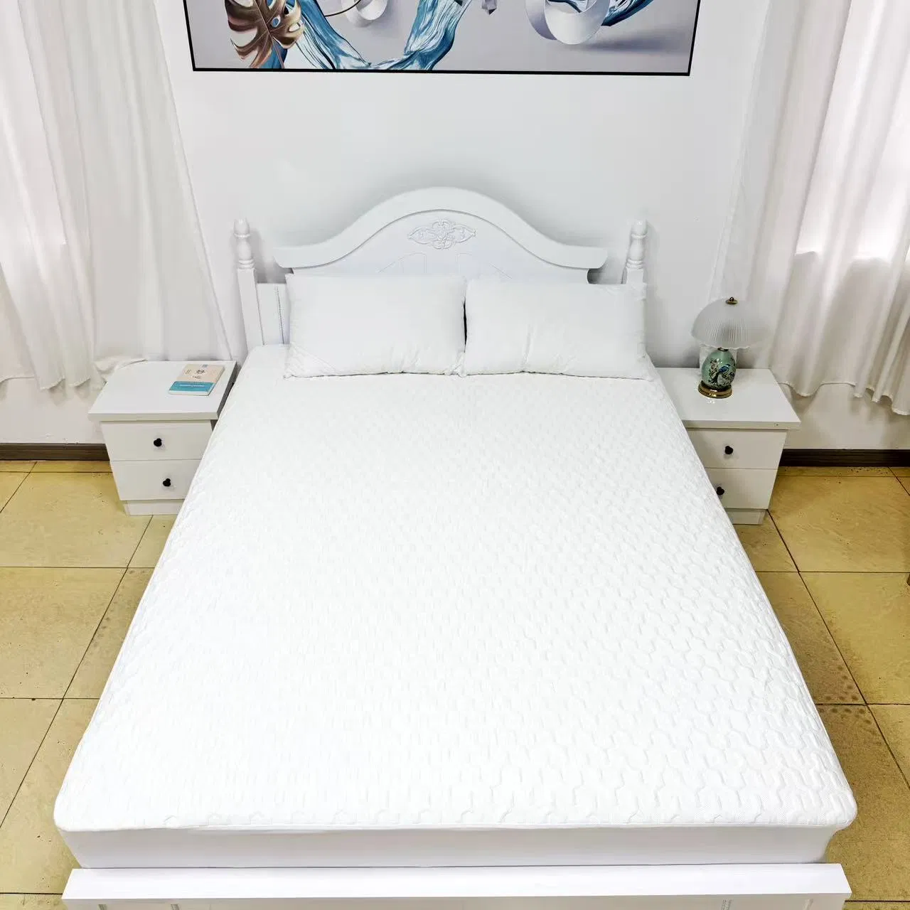 Multi-Size Breathable Anti Dust Bamboo Fiber Mattress Protector Cover