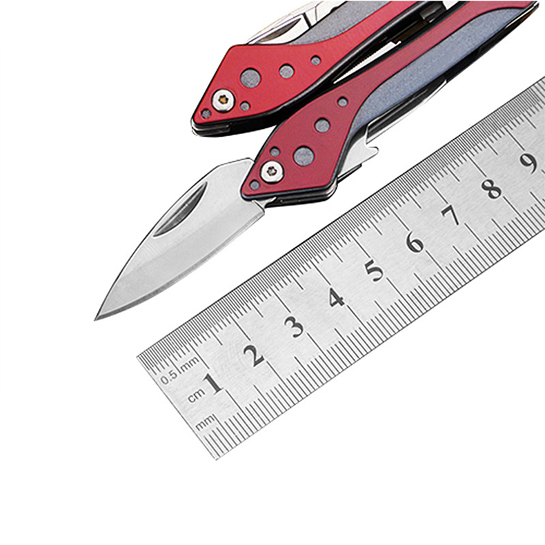 Multifunctional Tactical Stainless Steel Pliers with Folding Screwdriver Knives
