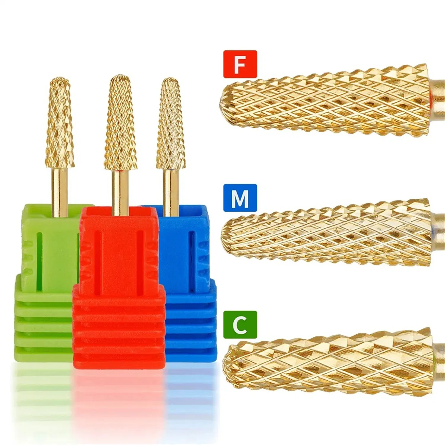 2.35mm Carbide Nail Drill Bit Small Cone Bit Remove Gel Nail Care Cuticle Drill Bits Efile Accessories Tungsten Carbide