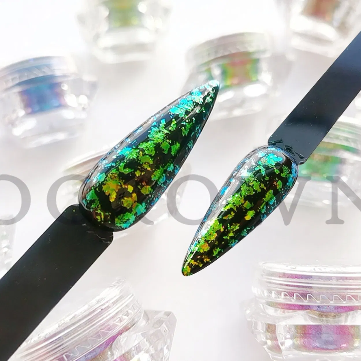 Chameleon Galaxy Flakes Irregular Glitter 3D Nail Sequins for Nail Polish