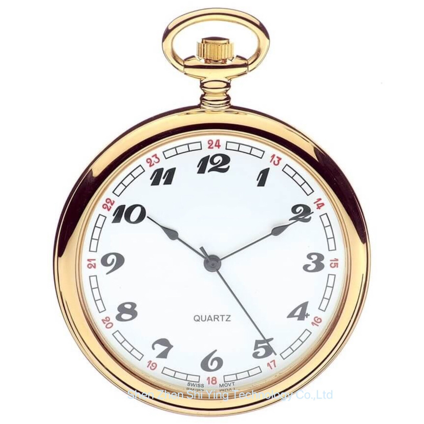 OEM Men's Quartz Pocket Watch with Arabic Numerals