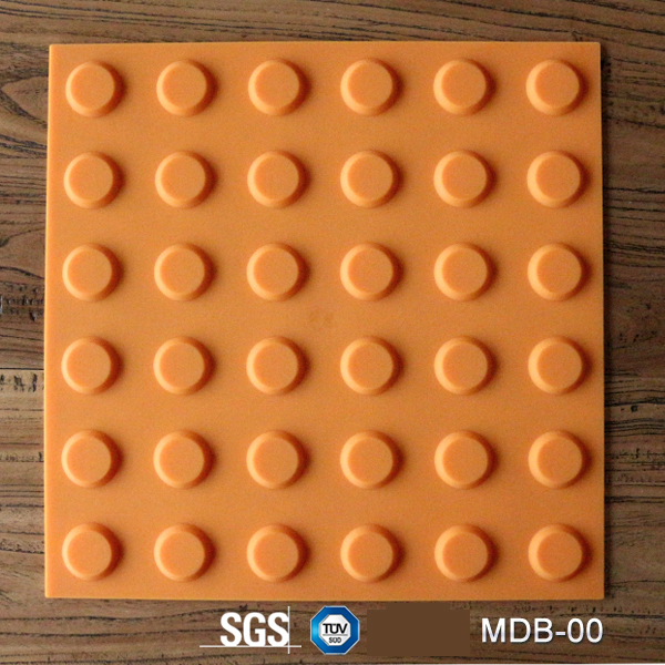 Тактильная плитка для слепых ПВХ 300x300 мм