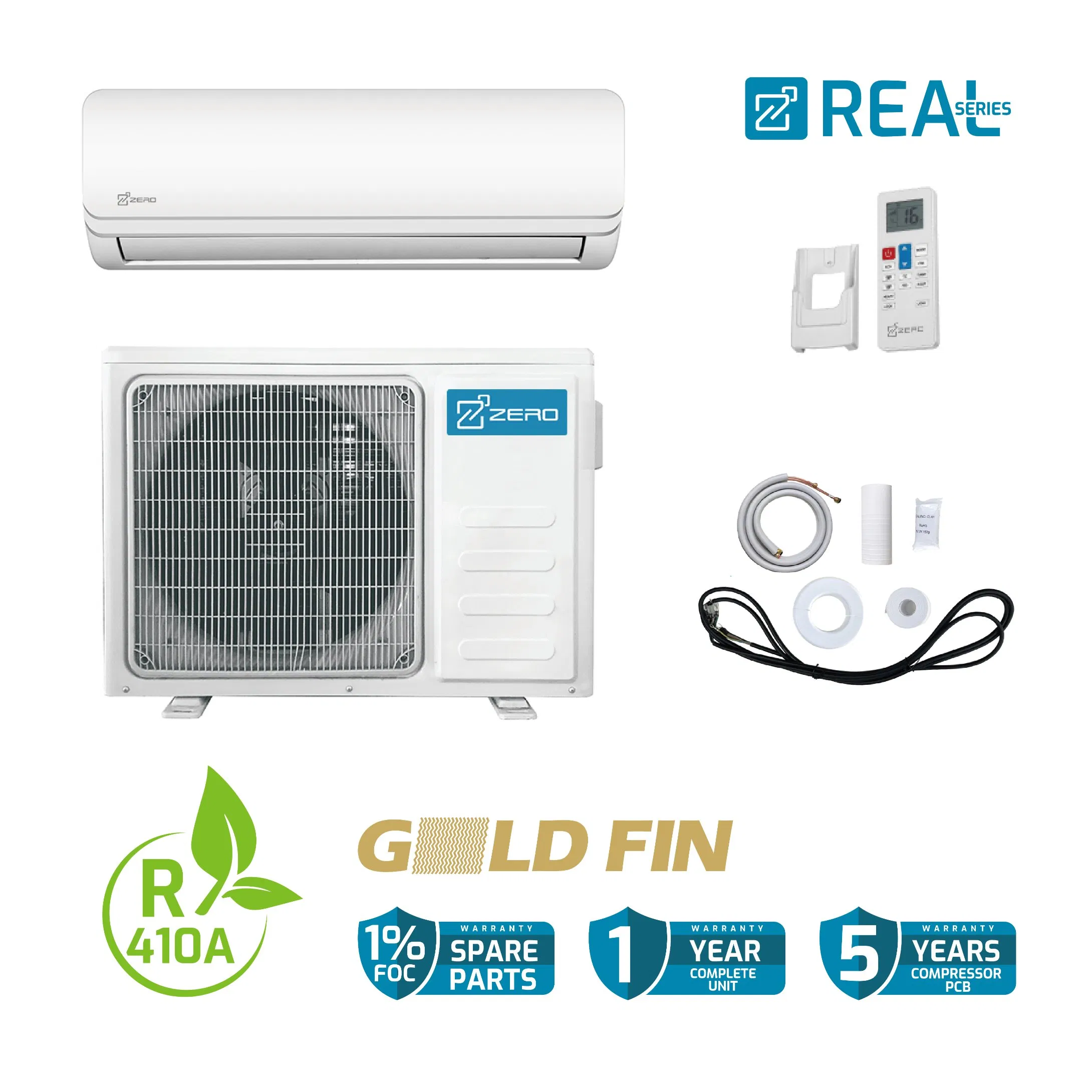 Кондиционер ZERO 9000-24000 BTU, настенный, охлаждение