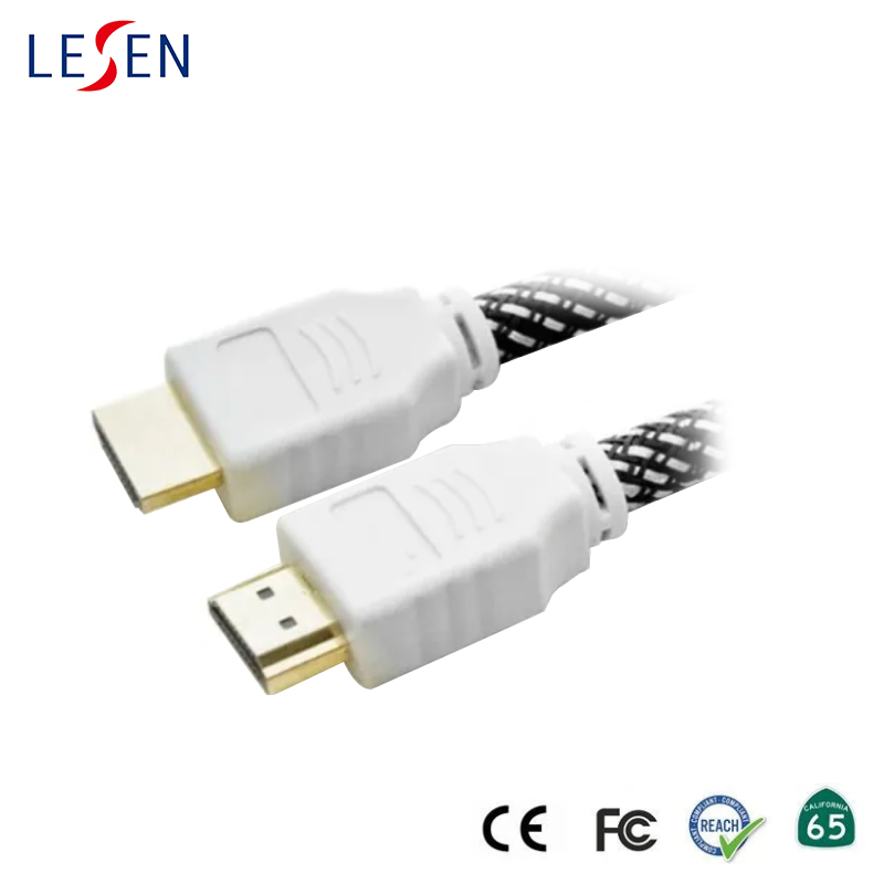 10meter Nylon Braid HD Data Charge Cable with Nylon Braid for HDTV