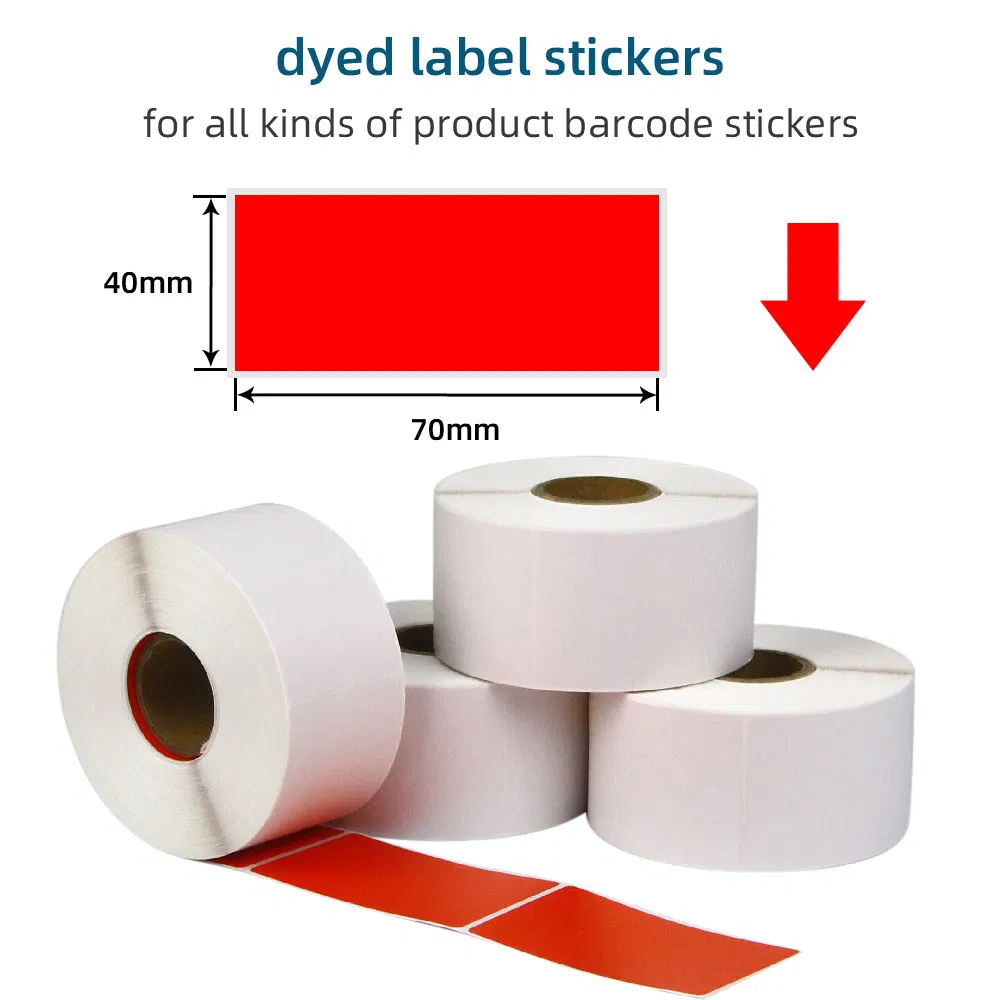 Color-Coated Printing Coating Glossy Copper Plate Barcode Information Printing Label
