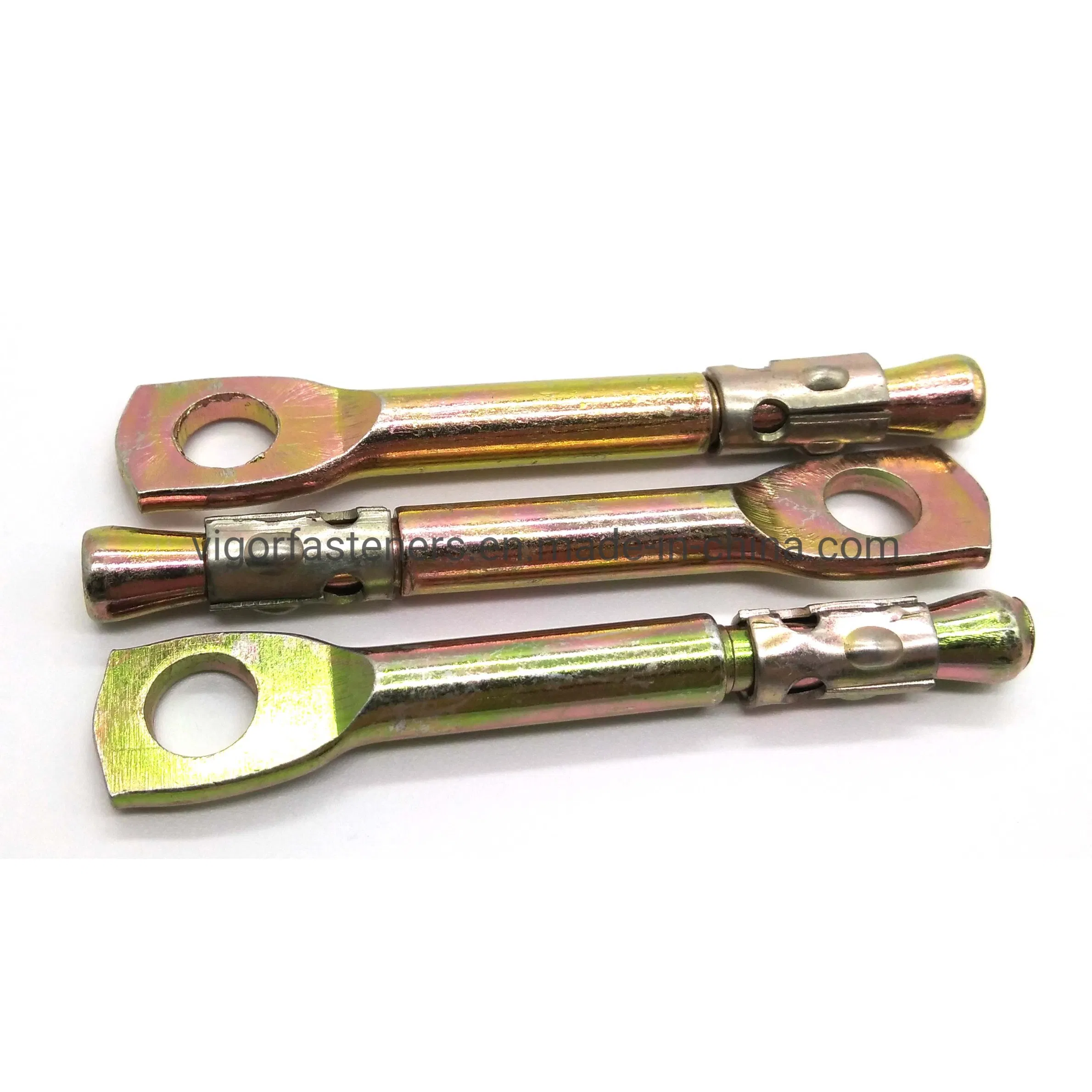 Yellow Zinc Plated Ceiling Concrete Anchor Tie Wire Anchor Carbon Steel Metal Wall Anchor Concrete Bolt Ceiling Anchor